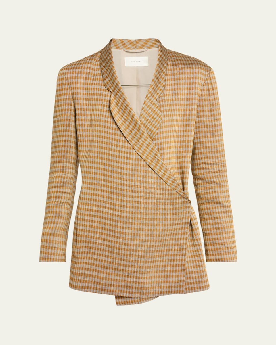 Jeremiah Check Wrap Jacket